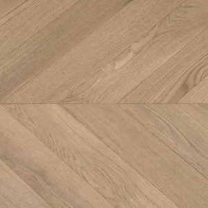 American Oak 5 Chevron Collection-Macaroon By Vidar Flooring