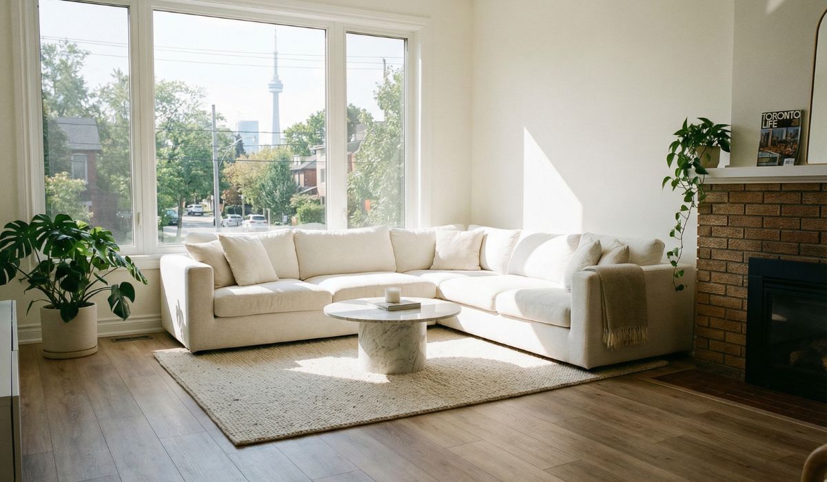 Modern Ontario home with warm neutral LVP flooring and natural light